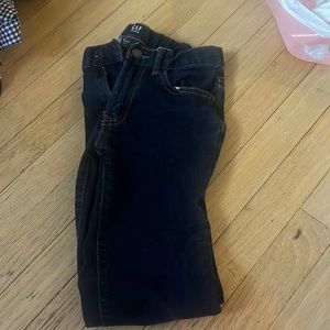 Gap dark wash stretch straight jeans - boys 8